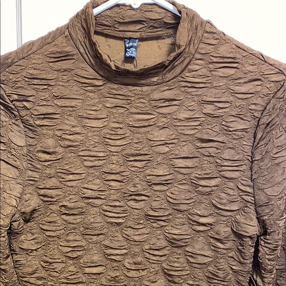 SHEIN SXY Medium Brown Honeycomb Textured Bodycon Dress - Picture 6 of 16